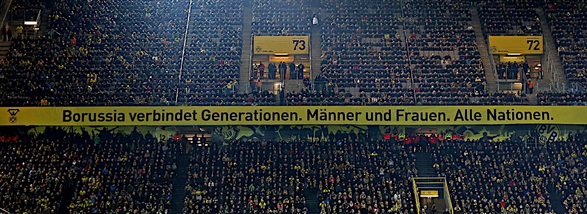 Borussia verbindet Banner